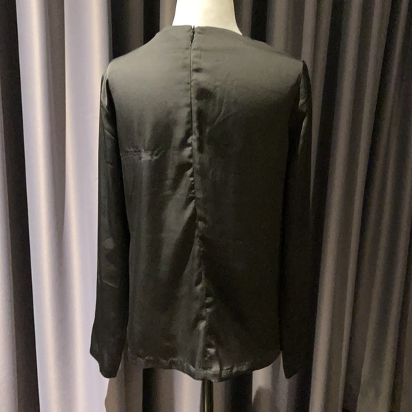 Sandro Paris Silk Blouse with beaded fringe - Picture 4 of 7